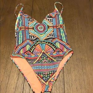 One piece with low back